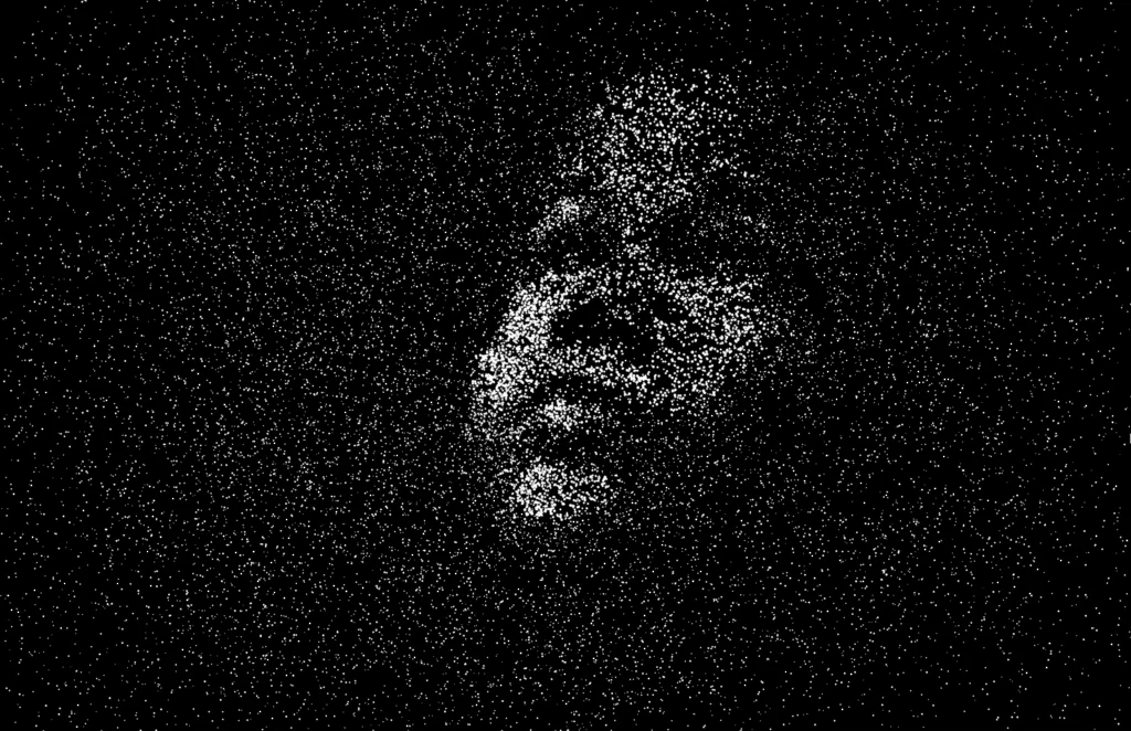 Safe Place: a face turned upward toward the light