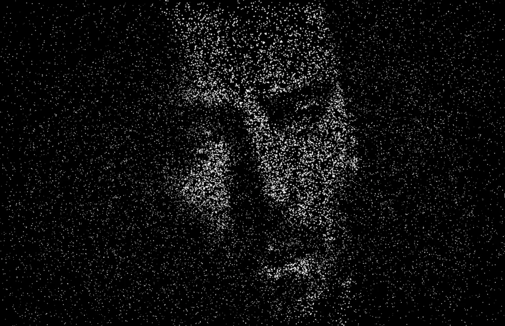 Safe Place: a face surfacing from the noise